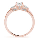 Oval Three Stone Lab Grown Diamond Engagement Ring - VS1 D/E/F | 14K & 18K Gold | 14K Rose Gold | Oval Lab Diamond | Picasso Gold & Diamond Chicago