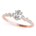 Oval Classic Lab Grown Diamond Engagement Ring - VS1 D/E/F | 14K & 18K Gold | 14K White Gold | Oval Lab Diamond | Picasso Gold & Diamond Chicago