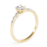 Oval Classic Lab Grown Diamond Engagement Ring - VS1 D/E/F | 14K & 18K Gold | 14K Yellow Gold | Oval Lab Diamond | Picasso Gold & Diamond Chicago
