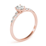 Oval Classic Lab Grown Diamond Engagement Ring - VS1 D/E/F | 14K & 18K Gold | 14K Yellow Gold | Oval Lab Diamond | Picasso Gold & Diamond Chicago