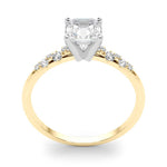 Oval Classic Lab Grown Diamond Engagement Ring - VS1 D/E/F | 14K & 18K Gold | Lab Grown Diamond Engagement Ring | Picasso Gold & Diamond | Chicago