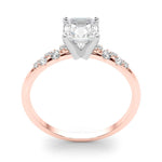 Oval Classic Lab Grown Diamond Engagement Ring - VS1 D/E/F | 14K & 18K Gold | Lab Grown Diamond Engagement Ring | Picasso Gold & Diamond | Chicago