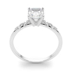 Oval Classic Lab Grown Diamond Engagement Ring - VS1 D/E/F | 14K & 18K Gold | Lab Grown Diamond Engagement Ring | Picasso Gold & Diamond | Chicago