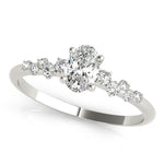 Oval Classic Lab Grown Diamond Engagement Ring - VS1 D/E/F | 14K & 18K Gold | 14K White Gold | Oval Lab Diamond | Picasso Gold & Diamond Chicago