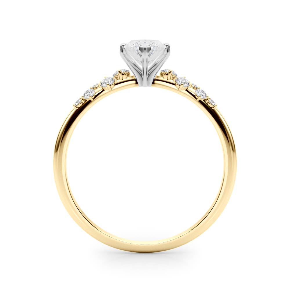 Oval Classic Lab Grown Diamond Engagement Ring - VS1 D/E/F | 14K & 18K Gold | 18K White Gold | Oval Lab Diamond | Picasso Gold & Diamond Chicago