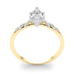 Oval Classic Lab Grown Diamond Engagement Ring - VS1 D/E/F | 14K & 18K Gold | Lab Grown Diamond Engagement Ring | Picasso Gold & Diamond | Chicago