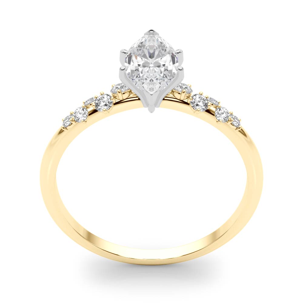 Oval Classic Lab Grown Diamond Engagement Ring - VS1 D/E/F | 14K & 18K Gold | Lab Grown Diamond Engagement Ring | Picasso Gold & Diamond | Chicago