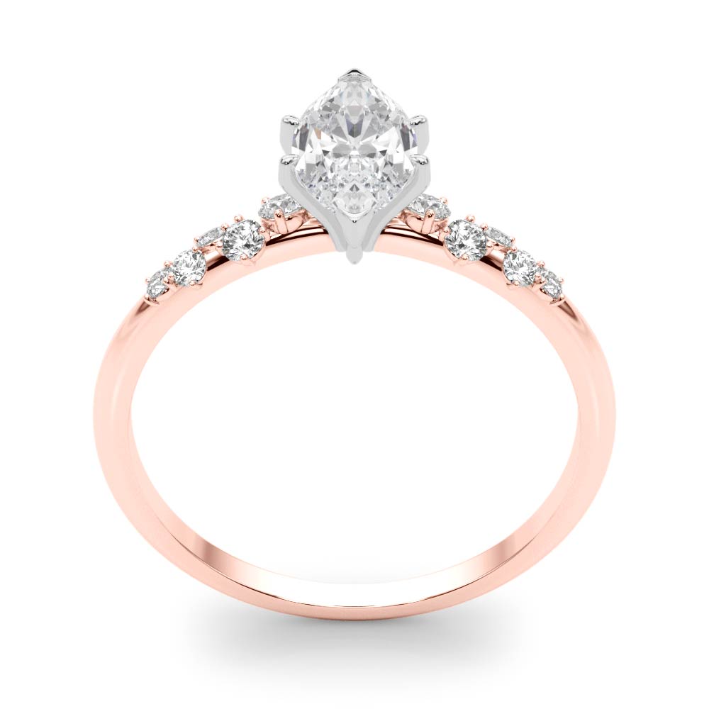 Oval Classic Lab Grown Diamond Engagement Ring - VS1 D/E/F | 14K & 18K Gold | Lab Grown Diamond Engagement Ring | Picasso Gold & Diamond | Chicago