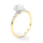 Oval Classic Lab Grown Diamond Engagement Ring - VS1 D/E/F | 14K & 18K Gold | 14K Yellow Gold | Oval Lab Diamond | Picasso Gold & Diamond Chicago
