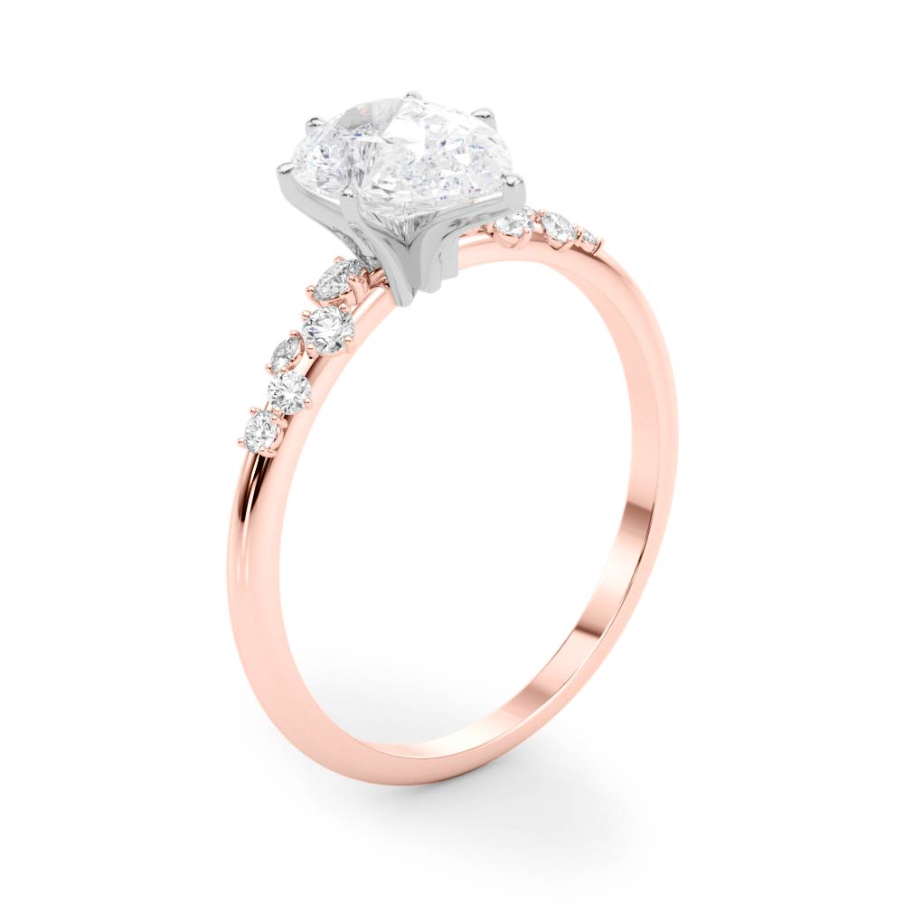 Oval Classic Lab Grown Diamond Engagement Ring - VS1 D/E/F | 14K & 18K Gold | 14K Rose Gold | Oval Lab Diamond | Picasso Gold & Diamond Chicago