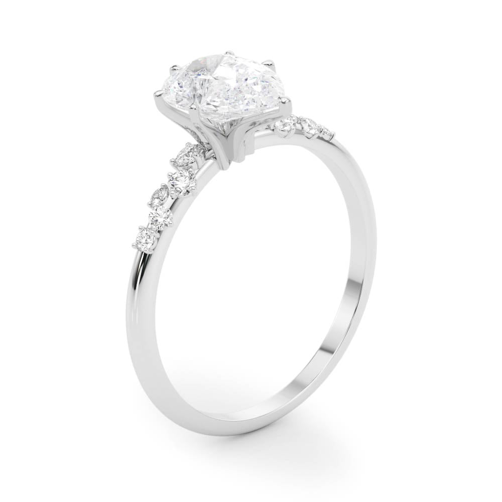 Oval Classic Lab Grown Diamond Engagement Ring - VS1 D/E/F | 14K & 18K Gold | 14K Rose Gold | Oval Lab Diamond | Picasso Gold & Diamond Chicago