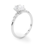 Oval Classic Lab Grown Diamond Engagement Ring - VS1 D/E/F | 14K & 18K Gold | 14K Rose Gold | Oval Lab Diamond | Picasso Gold & Diamond Chicago