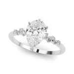 Oval Classic Lab Grown Diamond Engagement Ring - VS1 D/E/F | 14K & 18K Gold | 18K Yellow Gold | Oval Lab Diamond | Picasso Gold & Diamond Chicago