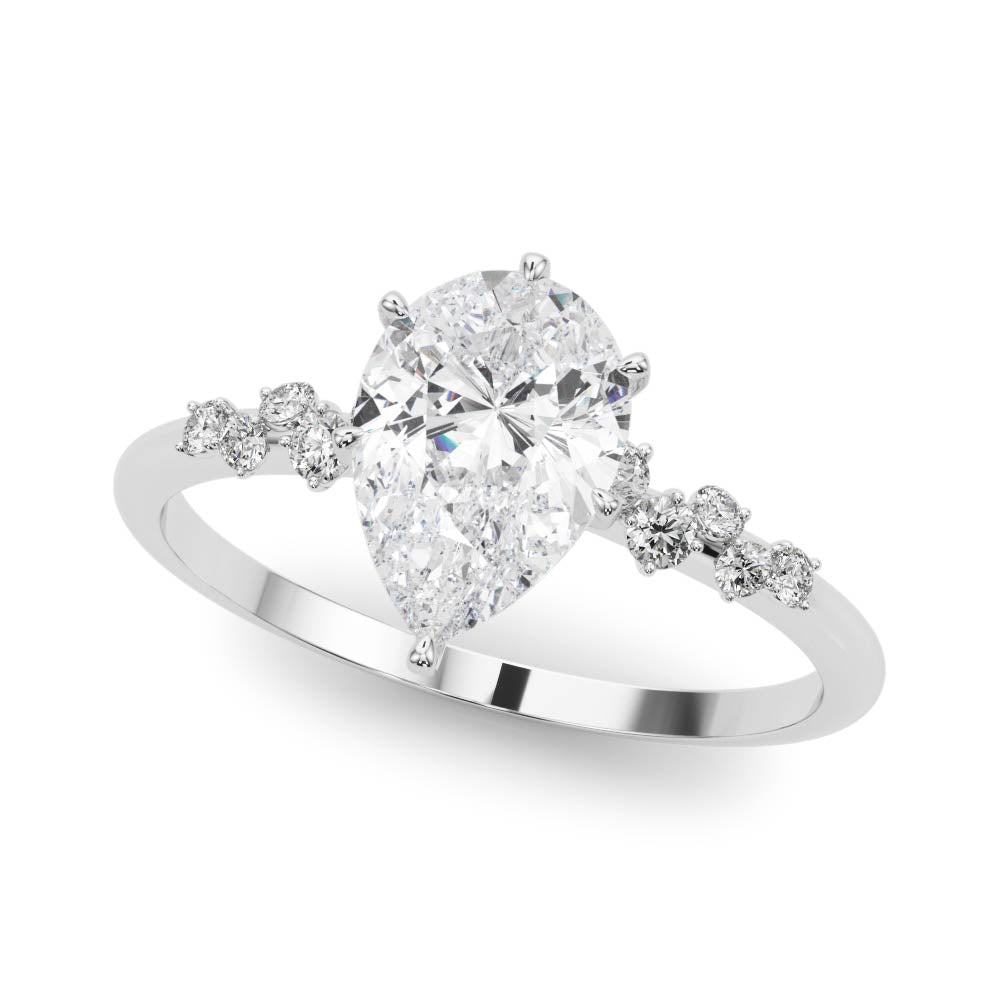 Oval Classic Lab Grown Diamond Engagement Ring - VS1 D/E/F | 14K & 18K Gold | 18K Yellow Gold | Oval Lab Diamond | Picasso Gold & Diamond Chicago