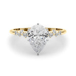 Oval Classic Lab Grown Diamond Engagement Ring - VS1 D/E/F | 14K & 18K Gold | 18K Rose Gold | Oval Lab Diamond | Picasso Gold & Diamond Chicago