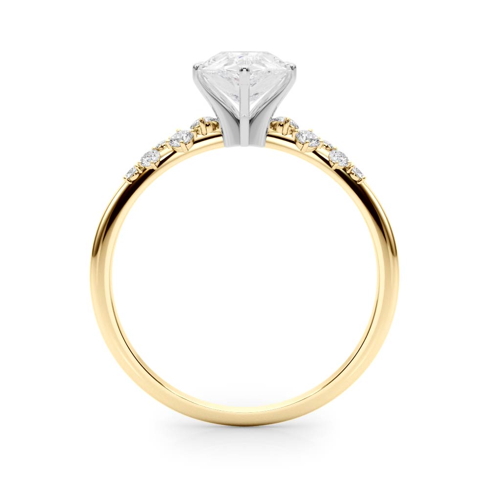Oval Classic Lab Grown Diamond Engagement Ring - VS1 D/E/F | 14K & 18K Gold | Lab Grown Diamond Engagement Ring | Picasso Gold & Diamond | Chicago
