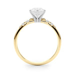 Oval Classic Lab Grown Diamond Engagement Ring - VS1 D/E/F | 14K & 18K Gold | Lab Grown Diamond Engagement Ring | Picasso Gold & Diamond | Chicago