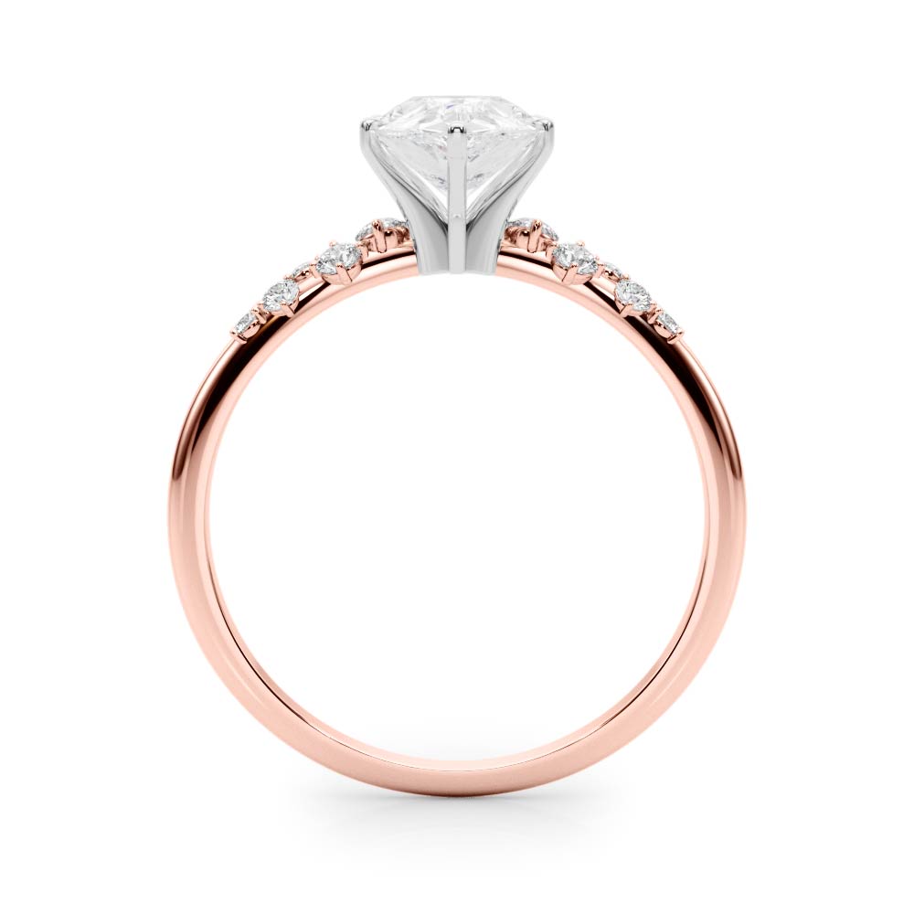 Oval Classic Lab Grown Diamond Engagement Ring - VS1 D/E/F | 14K & 18K Gold | Lab Grown Diamond Engagement Ring | Picasso Gold & Diamond | Chicago