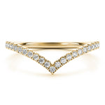 1/5 ct tw Lab Grown Diamond Wedding Band in 14K Yellow Gold