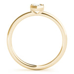 1/4 ct tw Pear Lab Grown Diamond Solitaire Ring in 14K Yellow Gold