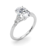 Round Nature Inspired Lab Grown Diamond Engagement Ring - VS1 D/E/F | 14K & 18K Gold | 18K White Gold | Round Lab Diamond | Picasso Gold & Diamond Chicago