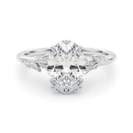 Round Nature Inspired Lab Grown Diamond Engagement Ring - VS1 D/E/F | 14K & 18K Gold | 18K White Gold | Round Lab Diamond | Picasso Gold & Diamond Chicago