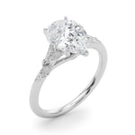 Round Nature Inspired Lab Grown Diamond Engagement Ring - VS1 D/E/F | 14K & 18K Gold | 18K Rose Gold | Round Lab Diamond | Picasso Gold & Diamond Chicago