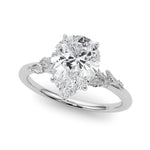 Round Nature Inspired Lab Grown Diamond Engagement Ring - VS1 D/E/F | 14K & 18K Gold | 18K Rose Gold | Round Lab Diamond | Picasso Gold & Diamond Chicago