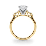 Round Cluster Lab Grown Diamond Engagement Ring - VS1 D/E/F | 14K & 18K Gold | Lab Grown Diamond Engagement Ring | Picasso Gold & Diamond | Chicago