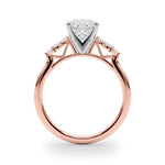 Round Cluster Lab Grown Diamond Engagement Ring - VS1 D/E/F | 14K & 18K Gold | Lab Grown Diamond Engagement Ring | Picasso Gold & Diamond | Chicago
