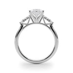 Round Cluster Lab Grown Diamond Engagement Ring - VS1 D/E/F | 14K & 18K Gold | 18K Rose Gold | Round Lab Diamond | Picasso Gold & Diamond Chicago