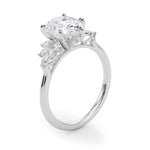 Round Cluster Lab Grown Diamond Engagement Ring - VS1 D/E/F | 14K & 18K Gold | Lab Grown Diamond Engagement Ring | Picasso Gold & Diamond | Chicago