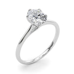 Oval Nature Inspired Lab Grown Diamond Engagement Ring - VS1 D/E/F | 14K & 18K Gold | 14K Yellow Gold | Oval Lab Diamond | Picasso Gold & Diamond Chicago