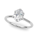 Oval Nature Inspired Lab Grown Diamond Engagement Ring - VS1 D/E/F | 14K & 18K Gold | 14K White Gold | Oval Lab Diamond | Picasso Gold & Diamond Chicago