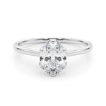 Oval Nature Inspired Lab Grown Diamond Engagement Ring - VS1 D/E/F | 14K & 18K Gold | 14K Rose Gold | Oval Lab Diamond | Picasso Gold & Diamond Chicago