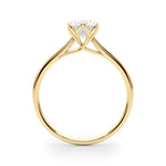 Oval Nature Inspired Lab Grown Diamond Engagement Ring - VS1 D/E/F | 14K & 18K Gold | 14K Rose Gold | Oval Lab Diamond | Picasso Gold & Diamond Chicago
