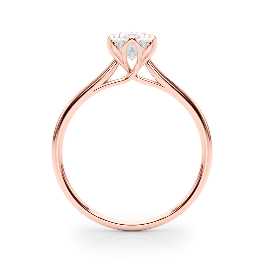 Oval Nature Inspired Lab Grown Diamond Engagement Ring - VS1 D/E/F | 14K & 18K Gold | 14K Rose Gold | Oval Lab Diamond | Picasso Gold & Diamond Chicago