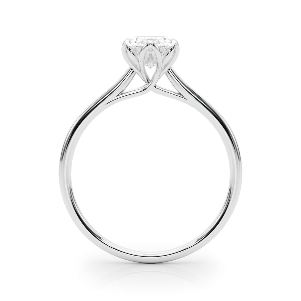 Oval Nature Inspired Lab Grown Diamond Engagement Ring - VS1 D/E/F | 14K & 18K Gold | 14K Rose Gold | Oval Lab Diamond | Picasso Gold & Diamond Chicago