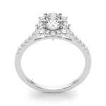 Oval Halo Lab Grown Diamond Engagement Ring - VS1 D/E/F | 14K & 18K Gold | 18K White Gold | Oval Lab Diamond | Picasso Gold & Diamond Chicago