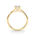 1 1/2 ct Round Lab Grown Diamond Engagement Ring Setting in 14K Yellow Gold