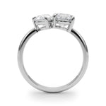 Pear Two Stone Lab Grown Diamond Engagement Ring - VS1 D/E/F | 14K & 18K Gold | 14K Rose Gold | Pear Lab Diamond | Picasso Gold & Diamond Chicago