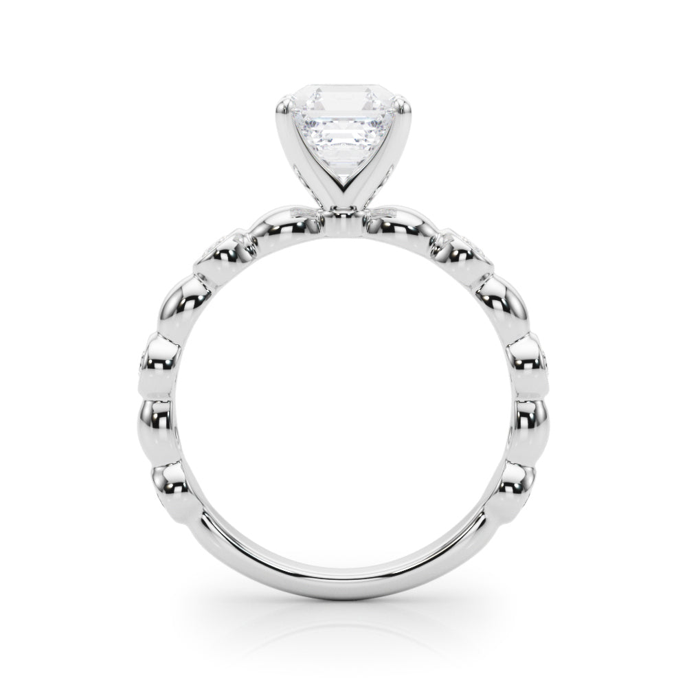 Round Single Row Lab Grown Diamond Engagement Ring - VS1 D/E/F | 14K & 18K Gold | Lab Grown Diamond Engagement Ring | Picasso Gold & Diamond | Chicago