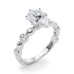 Round Single Row Lab Grown Diamond Engagement Ring - VS1 D/E/F | 14K & 18K Gold | Lab Grown Diamond Engagement Ring | Picasso Gold & Diamond | Chicago