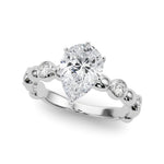 Round Single Row Lab Grown Diamond Engagement Ring - VS1 D/E/F | 14K & 18K Gold | Lab Grown Diamond Engagement Ring | Picasso Gold & Diamond | Chicago