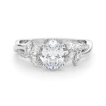 Round Twisted Shank Lab Grown Diamond Engagement Ring - VS1 D/E/F | 14K & 18K Gold | 14K White Gold | Round Lab Diamond | Picasso Gold & Diamond Chicago