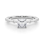 Round Single Row Lab Grown Diamond Engagement Ring - VS1 D/E/F | 14K & 18K Gold | Platinum | Round Lab Diamond | Picasso Gold & Diamond Chicago