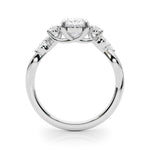 Oval Nature Inspired Lab Grown Diamond Engagement Ring - VS1 D/E/F | 14K & 18K Gold | 14K Rose Gold | Oval Lab Diamond | Picasso Gold & Diamond Chicago
