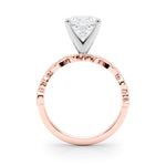 Round Nature Inspired Lab Grown Diamond Engagement Ring - VS1 D/E/F | 14K & 18K Gold | Lab Grown Diamond Engagement Ring | Picasso Gold & Diamond | Chicago