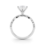 Round Nature Inspired Lab Grown Diamond Engagement Ring - VS1 D/E/F | 14K & 18K Gold | Lab Grown Diamond Engagement Ring | Picasso Gold & Diamond | Chicago