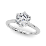 Round Nature Inspired Lab Grown Diamond Engagement Ring - VS1 D/E/F | 14K & 18K Gold | 14K White Gold | Round Lab Diamond | Picasso Gold & Diamond Chicago